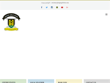 Tablet Screenshot of elgingolfclub.com